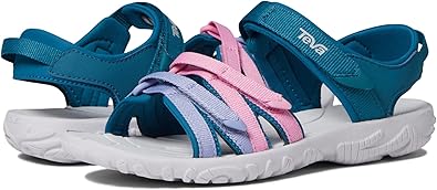 Teva Girls Tirra Sandal, Blue Coral Multi, 6 Big Kid