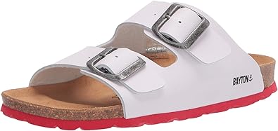 Bayton Unisex-Child 2 Strap Buckle Sandal