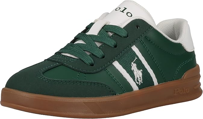 POLO RALPH LAUREN Heritage Court III T-Toe Junior DK Green/White M045