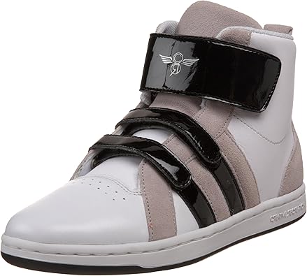 Creative Recreation Testa Hi-Top Sneaker (Toddler/Little Kid/Big Kid),White/Black/Vapor,4 M US Big Kid