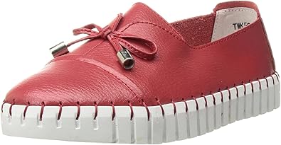 Bernie Mev Girls' TWK50 Loafer, red, 28-35 M M EU Big Kid (32 US)