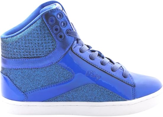 Pastry Youth Pop Tart Glitter High-Top Sneaker, Blue, 10 Little Kids