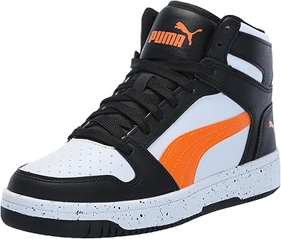 PUMA Unisex-Child Rebound Layup Synthetic Leather Hook and Loop Sneaker