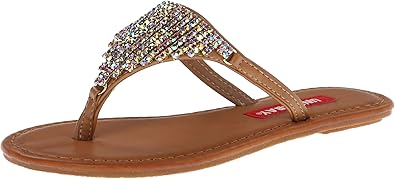 UNIONBAY Ice-G Rhinestone Thong Sandal (Little Kid/Big Kid)