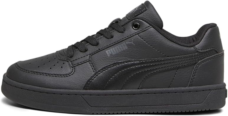 PUMA Caven Sneaker, Black-Cool Dark Gray, 4 US Unisex Big Kid