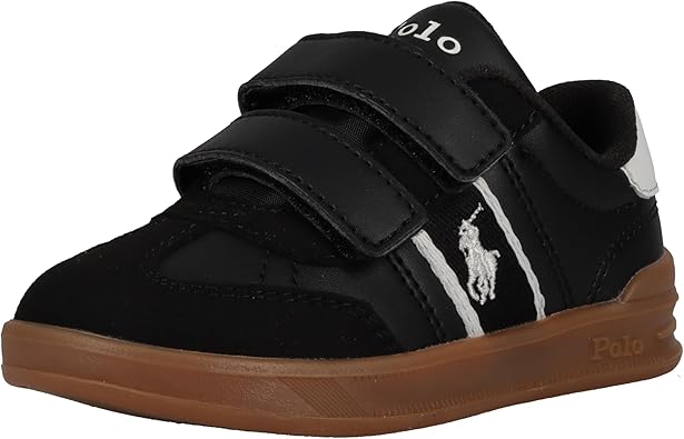 POLO RALPH LAUREN Unisex-Child Heritage Court Iii Ez T-Toe (Toddler) Sneaker