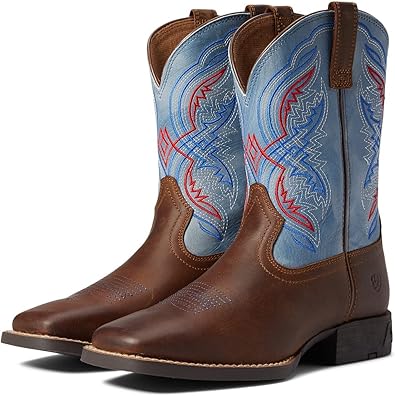 ARIAT Unisex-Child Double Kicker Western Boot