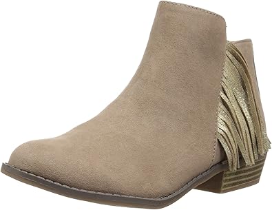 Dolce Vita Girl's SAIDY Ankle Boot, Almond Microsuede, 13 M US Little Kid