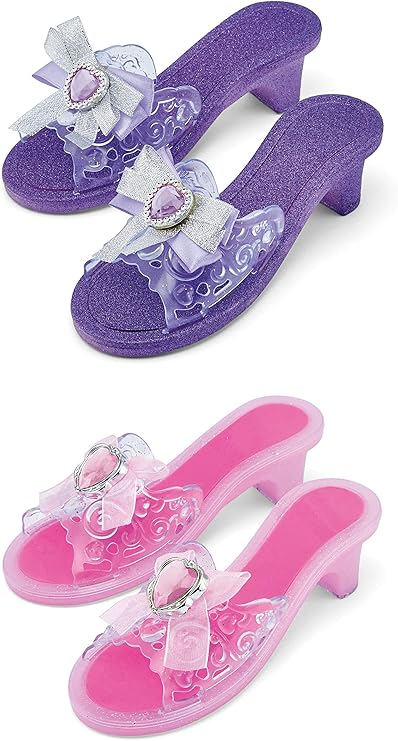 Kidoozie Dress Up Fashion Shoes, 2 Pairs - Ages 3+