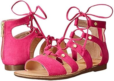 Dolce Vita Kids' Brooke Flat Sandal, FUCHSIA MI, 13 Medium US Little Kid