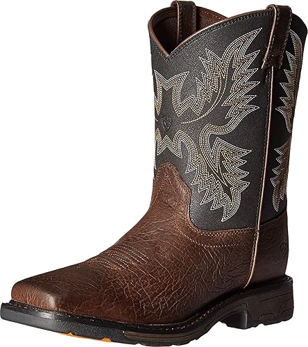 Ariat Unisex-Child Workhog Wide Square Toe Boot Work