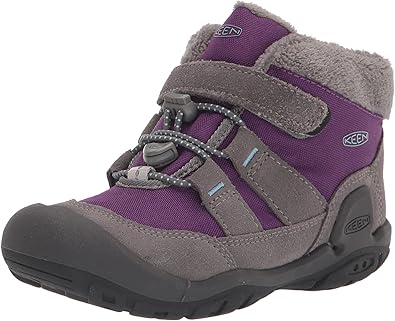 KEEN Unisex-Child Knotch Chukka Mid Height Insulated Easy on Snow Boots