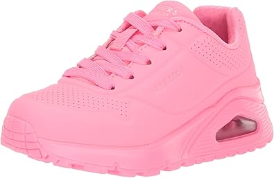 Skechers Unisex-Child Street Uno Gen1-Neon Glow Sneaker