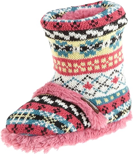 Muk Luks Little Girls' Flirty Fairisle Scrunch Boot