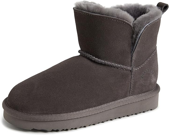 Fireside by Dearfoams Unisex-Child Bunbury Shearling Indoor/Outdoor Folddown Boot Fashion