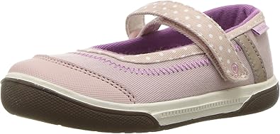 Stride Rite Baby-Girl's Made 2 Play Jill Mary Jane Flat, Blush, 9 M US Toddler