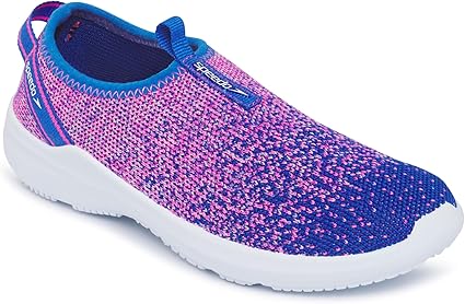 Speedo Water Shoe Surfknit Pro Kids, Turkish Sea/Flare Pink, 1 US Unisex Big