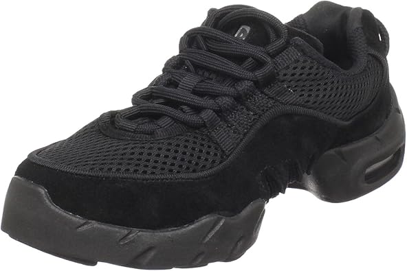 Bloch Girl's Boost MESH Sneaker, Black, 2.5 X(Medium) US Little Kid