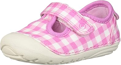 Stride Rite Unisex-Child Soft Motion Hanna Girl's T-Strap Sneaker