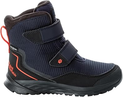 Jack Wolfskin Unisex-Child Polar Bear Texapore High Vc K Hiking Shoe, Black0, 1