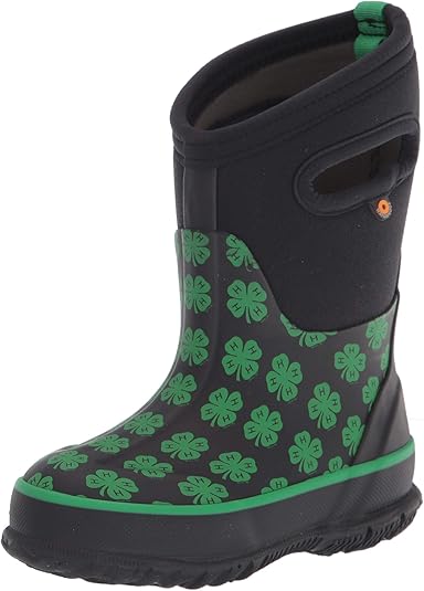 BOGS Unisex-Child Classic High Waterproof Insulated Rubber Neoprene Rain Boot