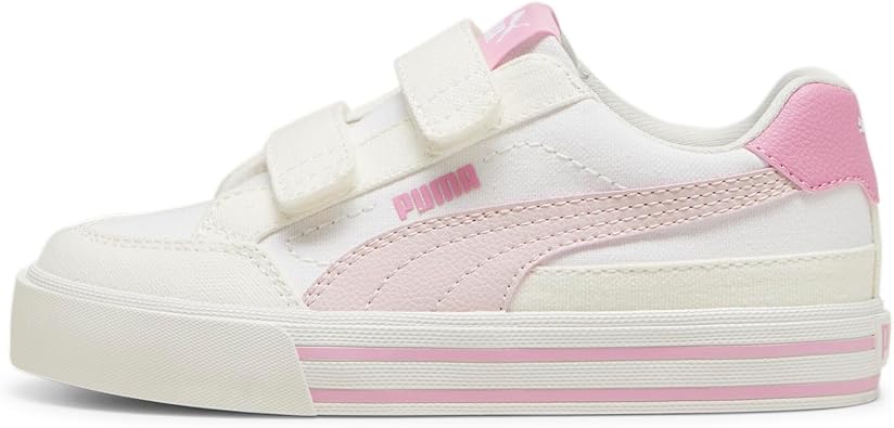 PUMA Unisex-Child Court Classic Vulc Hook and Loop Sneaker