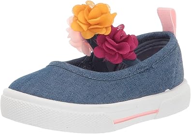 carter's Girls Milly Sneaker, Blue, 5 Toddler