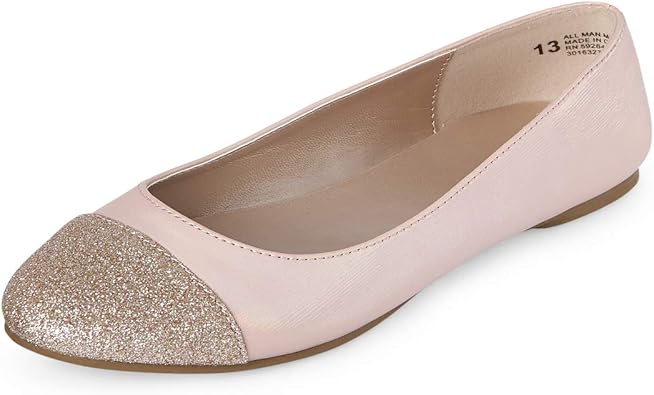 The Children's Place Girl's Sparkle Ballet Flats