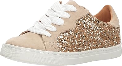 Dolce Vita Girl's Zaida Sneaker, Gold Glitter, 1 Medium US Little Kid