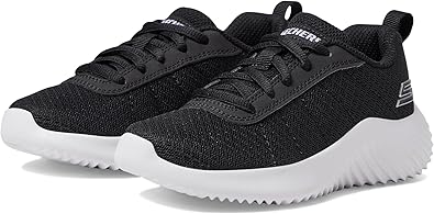 Skechers Bounder-KARONIK Sneaker, Black, 4 US Unisex Big Kid