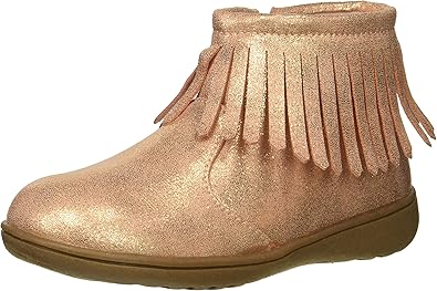 Carter's Girl's Cata3 Rosegold Fringe Boot Chukka