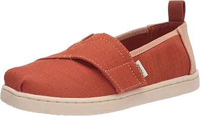 TOMS unisex child Alpargata Sneaker, Brown, 6 Little Kid US