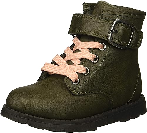 Carter's Girl's Cory2 Olive Combat Boot