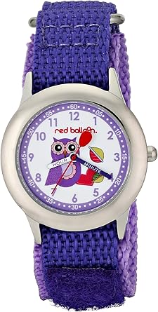 Red Balloon Kids' Stainless Steel Time Teacher Analog Quartz Watch