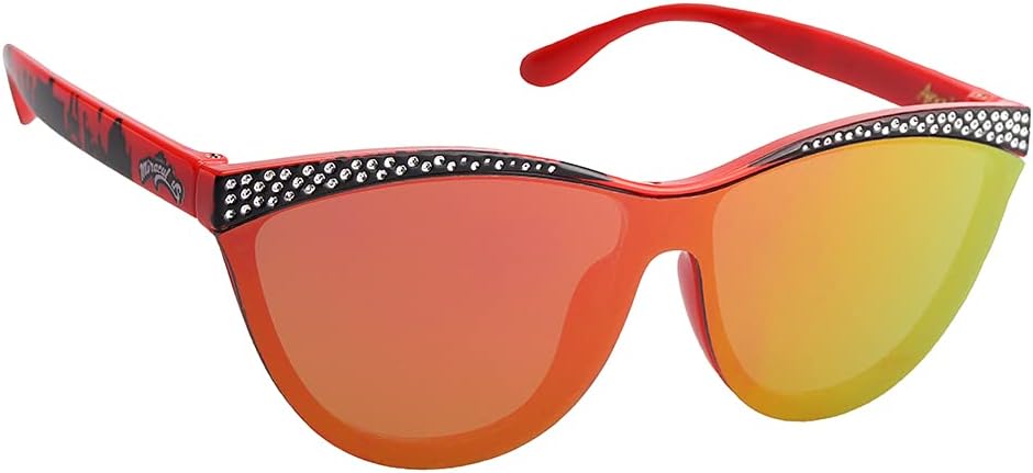 Sun-Staches Miraculous Official Ladybug Sunglasses, Rimless Shades, UV400, One Size Fits Most