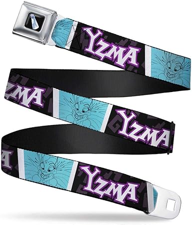 Buckle-Down Kids' Standard Seatbelt Belt The Emperor's New Groove Yzma, 1.0