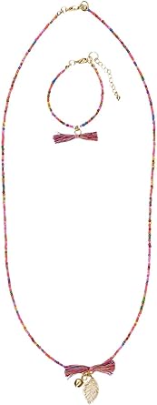 LeBig Girls Bibchie Necklace and Bracelet Set