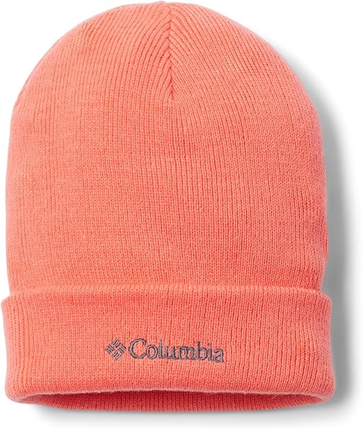 Columbia Youth Unisex Arctic Blast Heavyweight Beanie, Hot Coral, One Size