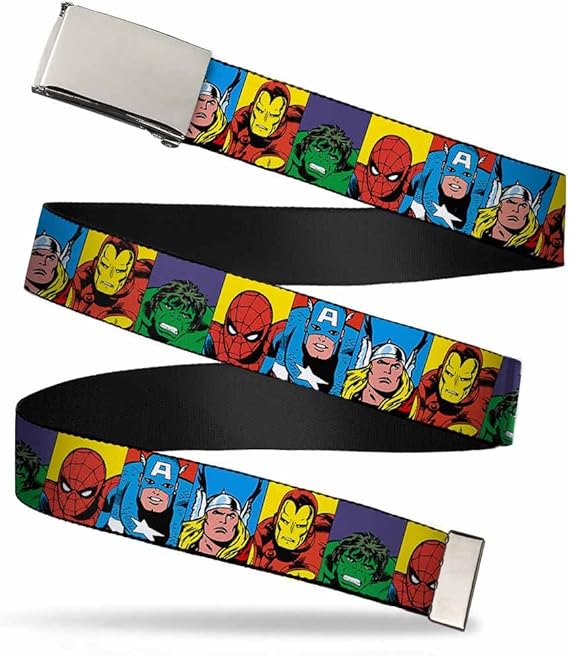 Buckle-Down Kids' Big Web Belt Avengers 1.0