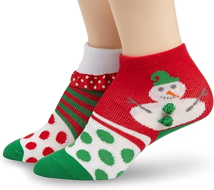 Jefferies Socks Girls 2-6x Holiday Treat Socks 2 Pack