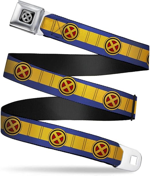 Buckle-Down Kids' Standard Seatbelt Belt X-Men Cyclops, 1.0