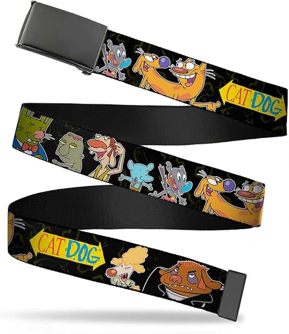 Buckle-Down Kids' Big Web Belt Catdog 1.0