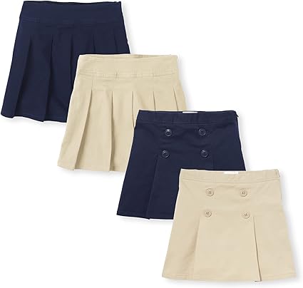 The Children's Place Girls' Pleated/Button Skort