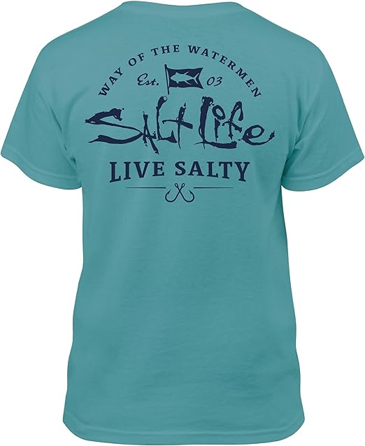 Salt Life Boys' Capture The Flag Youth Short Sleeve Classic Fit Shirt