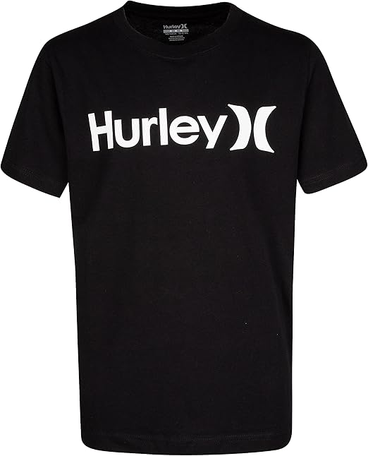 Hurley Boys' One and Only Graphic T-Shirt,Black,M