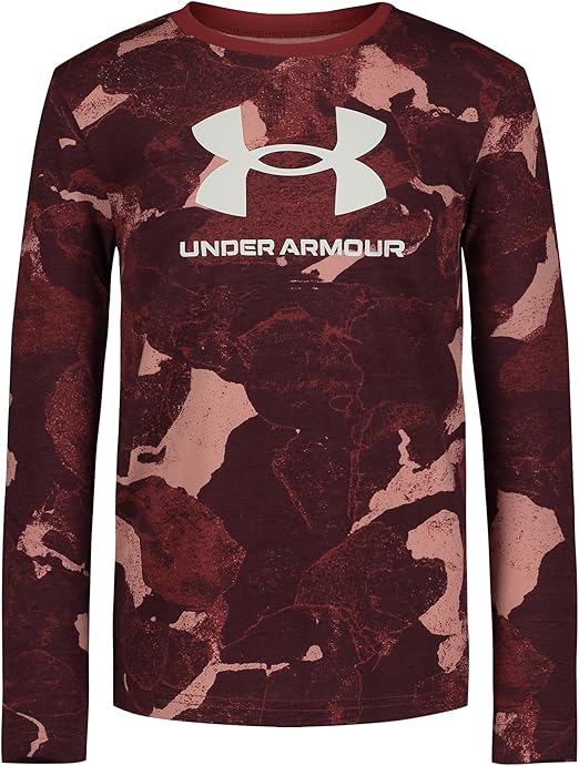 Under Armour Rock Shades LS TEE, Earthen Rock Shades, YL