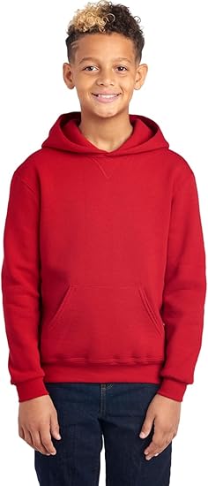 Russell Athletic Youth Dri-Power Fleece Hoodies, Moisture Wicking, Sizes S-XL