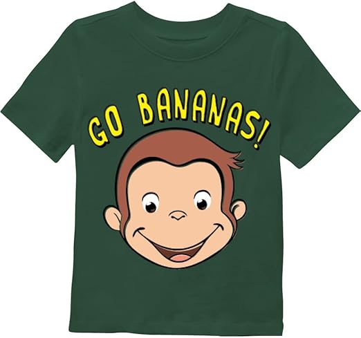 Curious George Boys' Toddler Monkey Business Short Sleeve T-Shirt