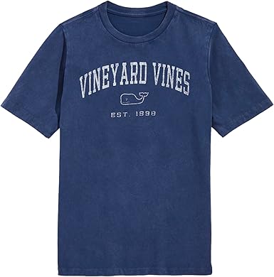 vineyard vines Boys' Heritage Logo Garment-Dyed Short-Sleeve Tee