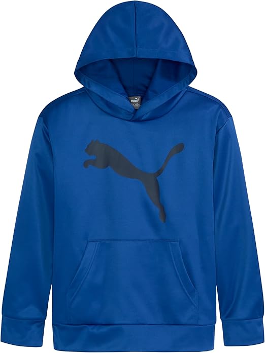 PUMA Boys' Logo Pullover Hoodie